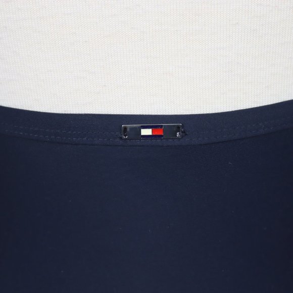 Tommy Hilfiger Womens Size 4 Ruffle Front Halter One-Piece Swimsuit - Picture 4 of 5